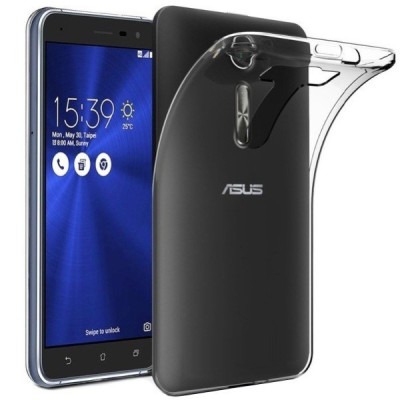 Asus Zenfone 3 Laser (ZC551KL) dzidrs (caurspīdīgs) cieta silikona TPU pasaulē planākais apvalks / Vacins.lv