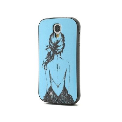 Samsung Galaxy S4 i9505 (i9500) „iFace“ zils silikona apvalks / vacins.lv