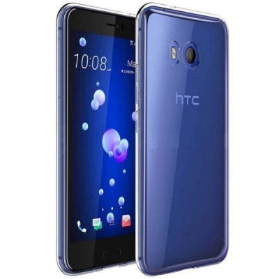 HTC U11 (U11 Dual) dzidrs (caurspīdīgs) cieta silikona TPU pasaulē planākais apvalks / Vacins.lv