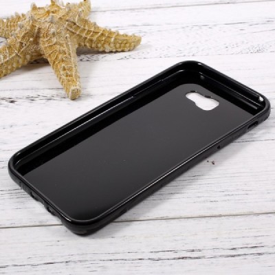 Samsung Galaxy A7 2017 (A720) „S-Line“ kieto silikono TPU juodas dėklas - nugarėlė / Priedai.lt