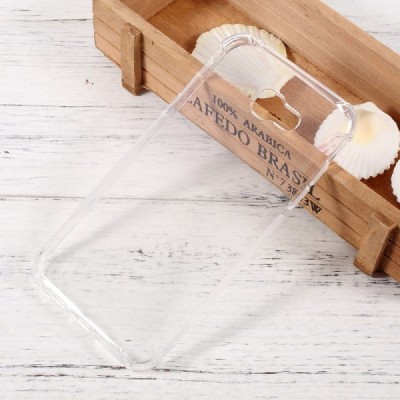 Samsung Galaxy A7 2017 (A720) kieto silikono TPU skaidrus dėklas - nugarėlė / Priedai.lt