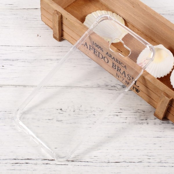 Kieto silikono (TPU) dėklas - skaidrus (Galaxy A7 2017)