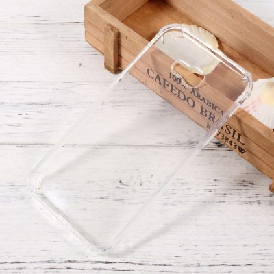 Samsung Galaxy A7 2017 (A720) kieto silikono TPU skaidrus dėklas - nugarėlė / Priedai.lt