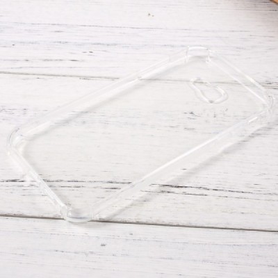 Samsung Galaxy A7 2017 (A720) kieto silikono TPU skaidrus dėklas - nugarėlė / Priedai.lt