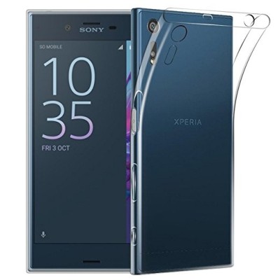 Sony Xperia XZ (Xperia XZs) skaidrus (permatomas) silikoninis TPU ploniausias pasaulyje bespalvis dėklas / Priedai.lt