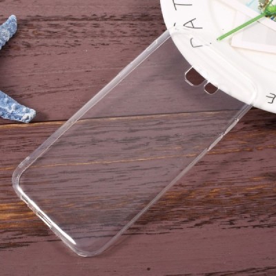 Samsung Galaxy A7 2017 (A720) dzidrs (caurspīdīgs) cieta silikona TPU pasaulē planākais apvalks / Vacins.lv