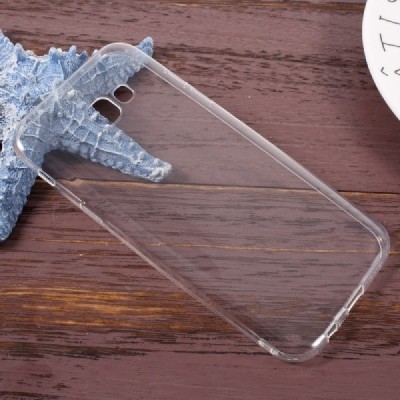 Samsung Galaxy A7 2017 (A720) dzidrs (caurspīdīgs) cieta silikona TPU pasaulē planākais apvalks / Vacins.lv