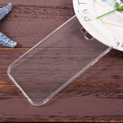 Samsung Galaxy A7 2017 (A720) dzidrs (caurspīdīgs) cieta silikona TPU pasaulē planākais apvalks / Vacins.lv