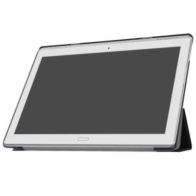 Lenovo Lenovo Tab410 Plus (TB-X704F) atvēramais melns maciņš / Vacins.lv