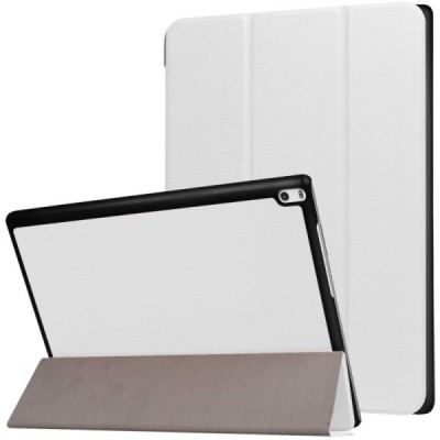 Lenovo Lenovo Tab410 Plus (TB-X704F) atvēramais balts maciņš / Vacins.lv