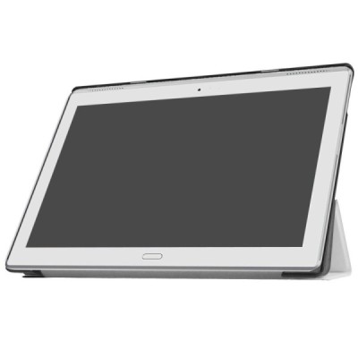 Lenovo Lenovo Tab410 Plus (TB-X704F) atvēramais balts maciņš / Vacins.lv