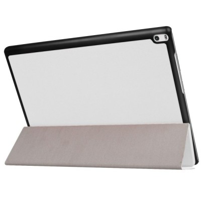 Lenovo Lenovo Tab410 Plus (TB-X704F) atvēramais balts maciņš / Vacins.lv