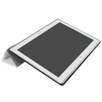 Lenovo Lenovo Tab410 Plus (TB-X704F) atvēramais balts maciņš / Vacins.lv