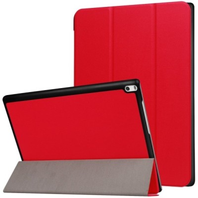 Lenovo Lenovo Tab410 Plus (TB-X704F) atvēramais sarkans maciņš / Vacins.lv