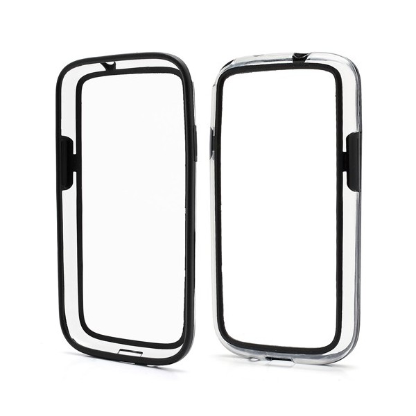 „RoSH“ rėmelis - skaidrus, juodas (Galaxy S4)