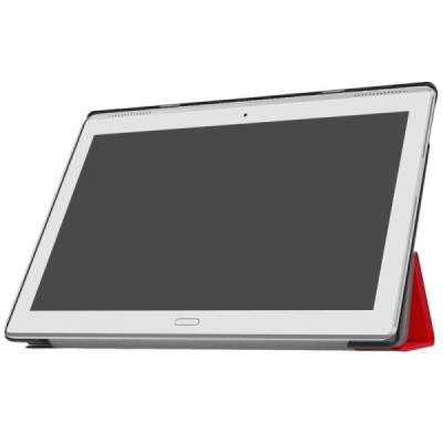 Lenovo Lenovo Tab410 Plus (TB-X704F) atvēramais sarkans maciņš / Vacins.lv