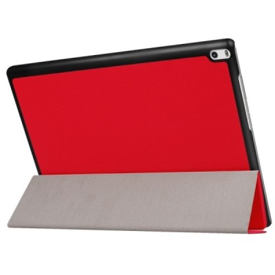 Lenovo Lenovo Tab410 Plus (TB-X704F) atvēramais sarkans maciņš / Vacins.lv