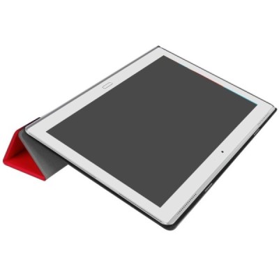 Lenovo Lenovo Tab410 Plus (TB-X704F) atvēramais sarkans maciņš / Vacins.lv