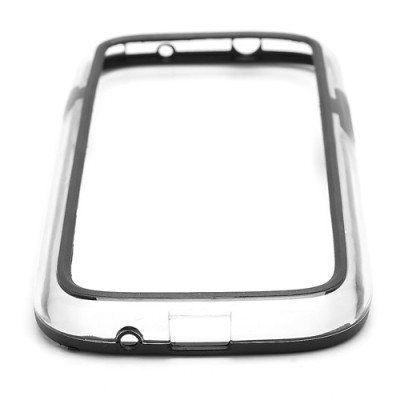 „RoSH“ skaidrus, juodas Samsung Galaxy S4 rėmelis (bamperis, kraštų apvadas) / Priedai.lt
