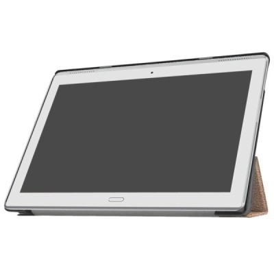 Lenovo Lenovo Tab410 Plus (TB-X704F) atvēramais zelta maciņš / Vacins.lv