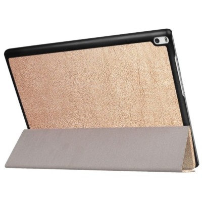 Lenovo Lenovo Tab410 Plus (TB-X704F) atvēramais zelta maciņš / Vacins.lv