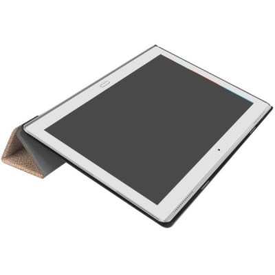 Lenovo Lenovo Tab410 Plus (TB-X704F) atvēramais zelta maciņš / Vacins.lv