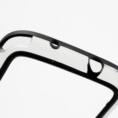 „RoSH“ skaidrus, juodas Samsung Galaxy S4 rėmelis (bamperis, kraštų apvadas) / Priedai.lt