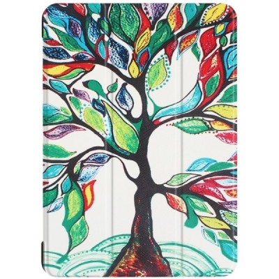 Lenovo Tab410 Plus (TB-X704F) atverčiamas spalvotas, baltas odinis dėklas - knygutė / Priedai.lt