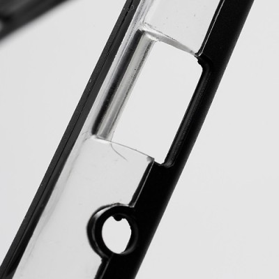 „RoSH“ skaidrus, juodas Samsung Galaxy S4 rėmelis (bamperis, kraštų apvadas) / Priedai.lt