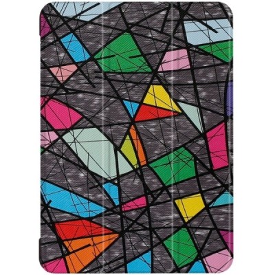 Lenovo Tab410 Plus (TB-X704F) atvēramais krāsains, pelēks maciņš / Vacins.lv