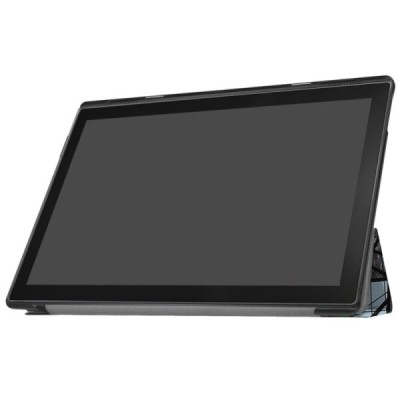 Lenovo Tab410 Plus (TB-X704F) atvēramais krāsains, pelēks maciņš / Vacins.lv