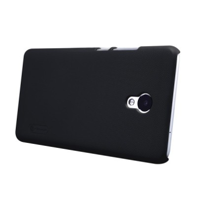 Meizu m5 note Nillkin Frosted Shield melns plastmasas apvalks + ekrāna aizsargplēve / Vacins.lv