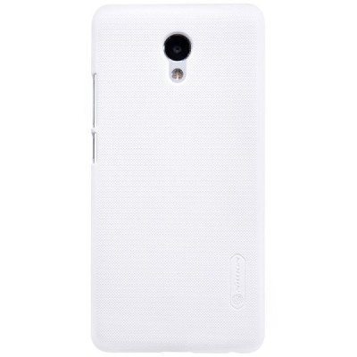 Meizu m5 note Nillkin Frosted Shield balts plastmasas apvalks + ekrāna aizsargplēve / Vacins.lv