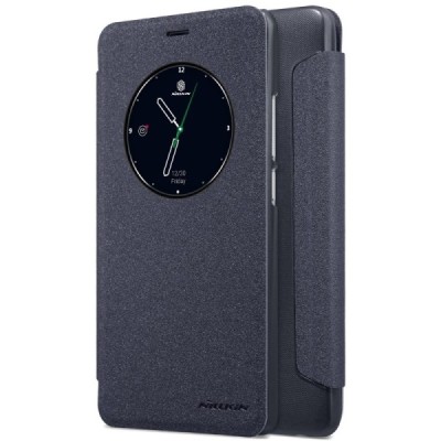 Meizu m5 note „Nillkin“ Sparkle atvēramais pelēks maciņš / Vacins.lv