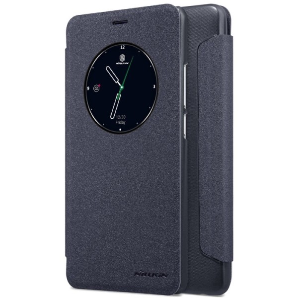 „Nillkin“ Sparkle atvēramais maciņš - pelēks (m5 note)