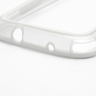 „RoSH“ skaidrus, baltas Samsung Galaxy S4 rėmelis (bamperis, kraštų apvadas) / Priedai.lt