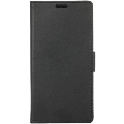 Meizu m5 note atvēramais ādas melns maciņš (maks) / Vacins.lv