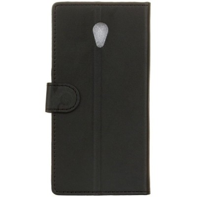 Meizu m5 note atvēramais ādas melns maciņš (maks) / Vacins.lv