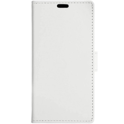 Meizu m5 note atvēramais ādas balts maciņš (maks) / Vacins.lv