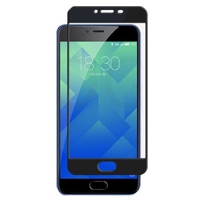 Meizu m5 note 3D Rewan Tempered Glass melns ekrāna aizsargstikls / Vacins.lv