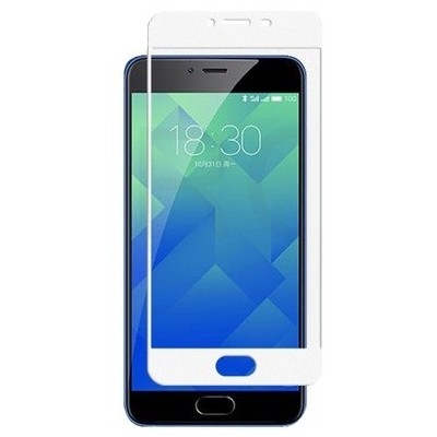 Meizu m5 note 3D Rewan Tempered Glass balts ekrāna aizsargstikls / Vacins.lv