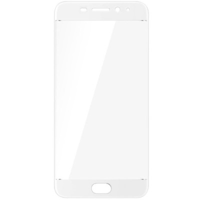Meizu m5 note 3D Rewan Tempered Glass balts ekrāna aizsargstikls / Vacins.lv