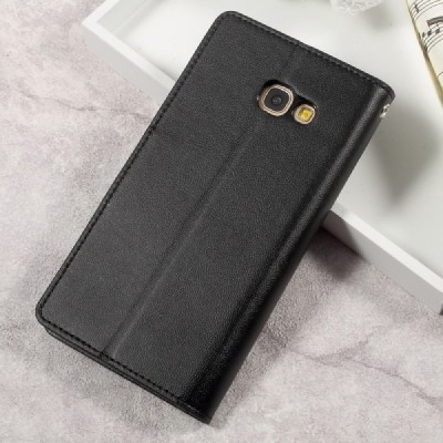 Mercury Sonata atverčiamas Samsung Galaxy A5 2017 (A520) juodas odinis dėklas - piniginė / Priedai.lt