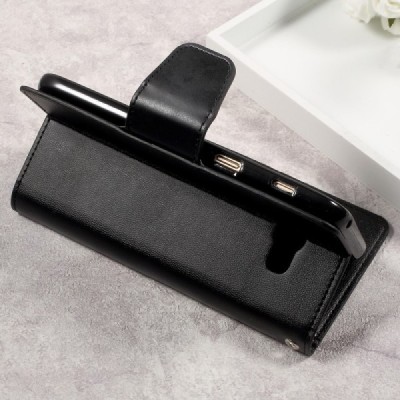 Mercury Sonata atverčiamas Samsung Galaxy A5 2017 (A520) juodas odinis dėklas - piniginė / Priedai.lt