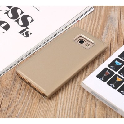 Samsung Galaxy A5 2017 (A520) plastikinis atverčiamas auksinis dėklas / Priedai.lt