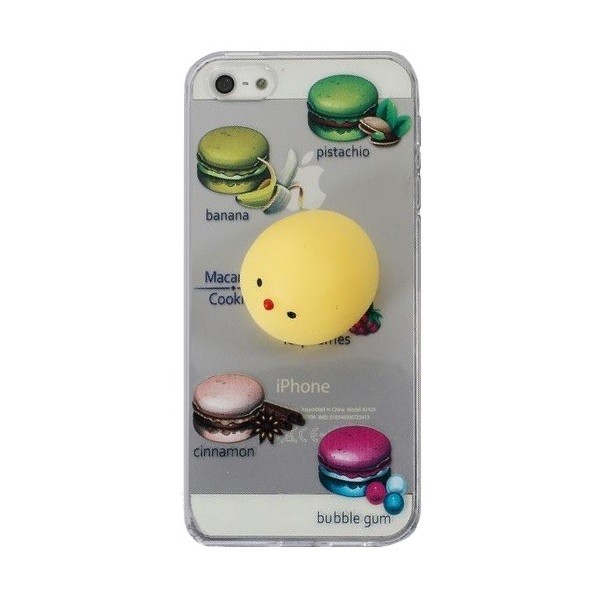 „Squezy“ Yolk kieto silikono (TPU) dėklas - skaidrus (iPhone 5 / 5S / SE 2016)