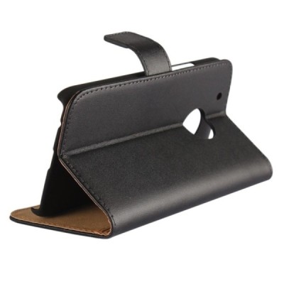 Motorola Moto G5 Plus (Gen 5 XT1684) atverčiamas juodas odinis Casual dėklas - piniginė / Priedai.lt