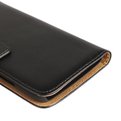 Motorola Moto G5 Plus (Gen 5 XT1684) atverčiamas juodas odinis Casual dėklas - piniginė / Priedai.lt