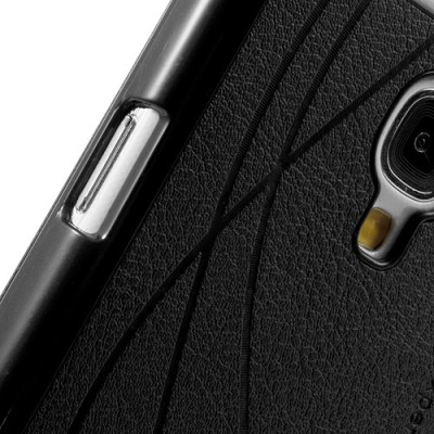 „Fimor“ Samsung Galaxy S4 melns ādas atvērams futrālis / Vacins.lv