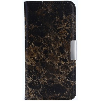 Nokia 5 „Marble“ atverčiamas rudas odinis dėklas - knygutė / Priedai.lt